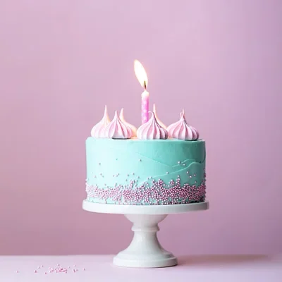 depositphotos 88558600 stock photo pastel birthday cake